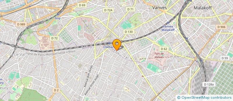 localisation de l'entreprise THIDELEC à MALAKOFF