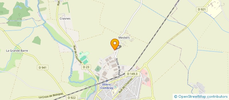 localisation de l'entreprise THIDEM à ILLIERS-COMBRAY