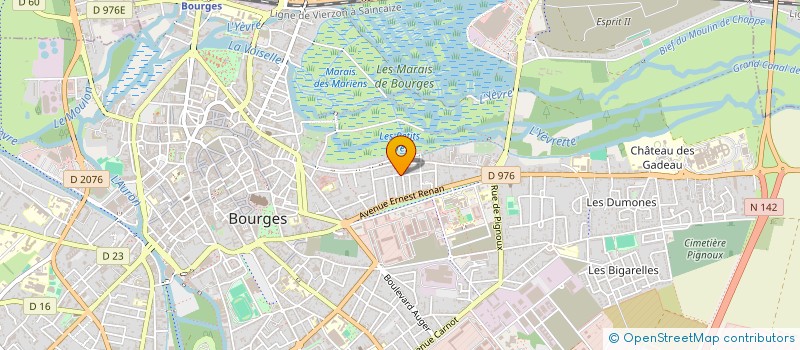 localisation de l'entreprise THIDET-LABORDE ET COMPAGNIE à BOURGES