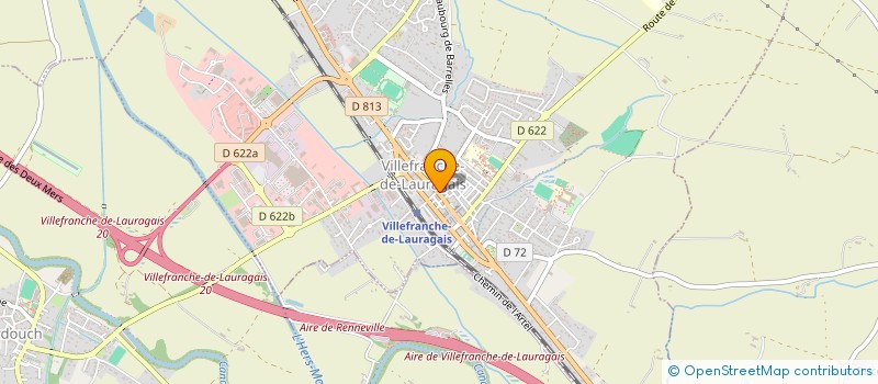 localisation de l'entreprise THIEBAUD  VILLEFRANCHE-DE-LAURAGAIS