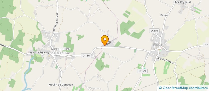 localisation de l'entreprise THIEBAUT  RIOUX