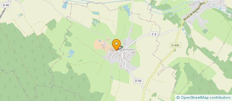 localisation de l'entreprise THIEBAUT ENERGIE à ANGLEMONT
