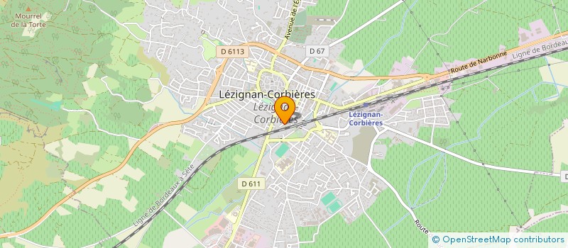 localisation de l'entreprise THIEBAUT FRERES à LEZIGNAN-CORBIERES