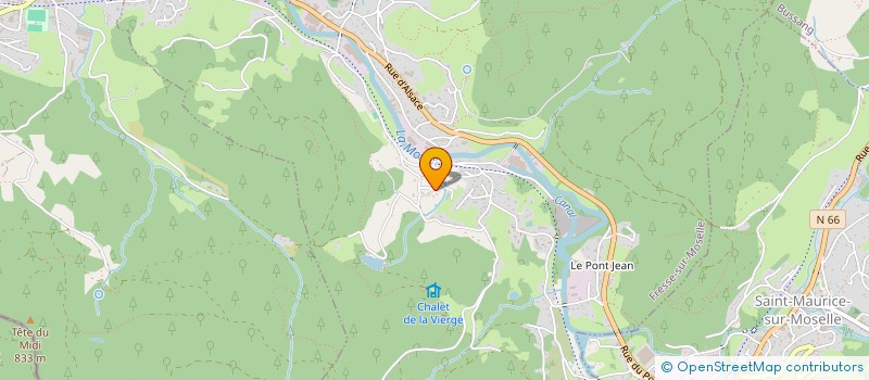 localisation de l'entreprise THIEBAUTGEORGES DANIEL  FRESSE-SUR-MOSELLE