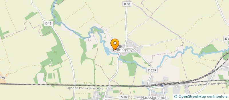 localisation de l'entreprise THIEBAUX LOCATION  DOMPREMY