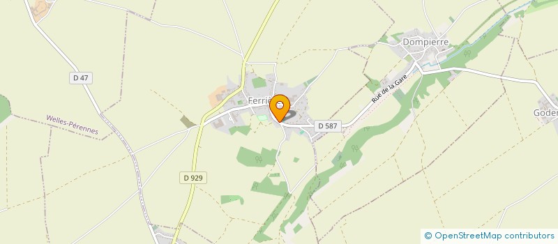 localisation de l'entreprise THIEBELLE  FERRIERES