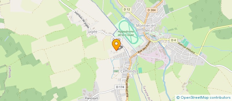 localisation de l'entreprise THIEBLEMONT à CEFFONDS