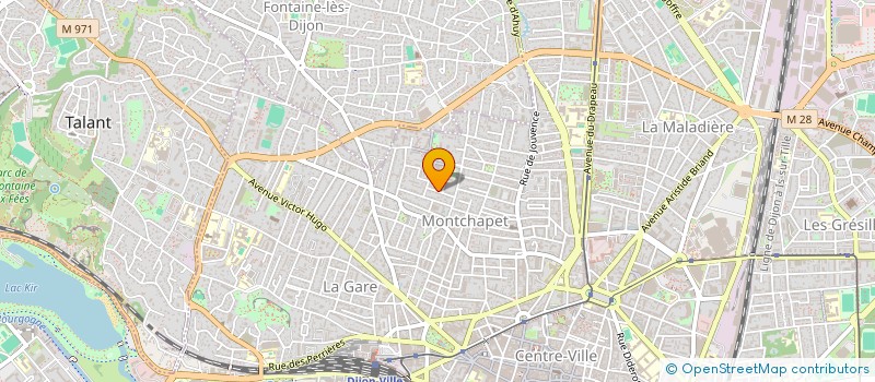 localisation de l'entreprise THIELAS à DIJON