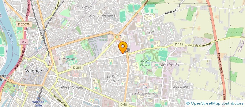localisation de l'entreprise THIELIZ à VALENCE