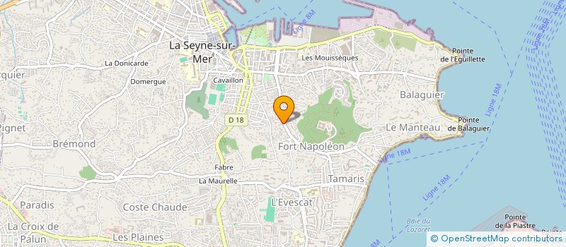 localisation de l'entreprise THIELMACRI à LA SEYNE-SUR-MER