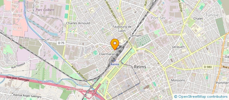 localisation de l'entreprise THIENOT BALLAN ZULAICA ARCHITECTES  REIMS