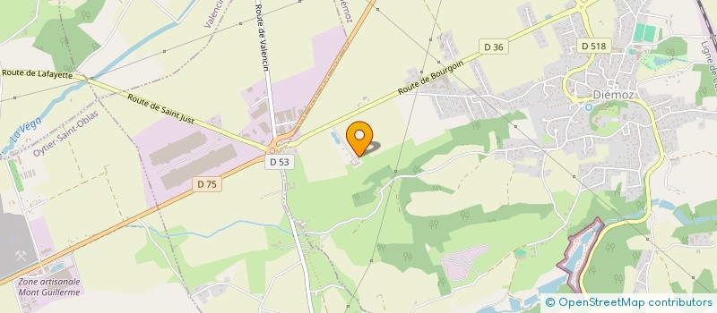 localisation de l'entreprise THIEO  DIEMOZ