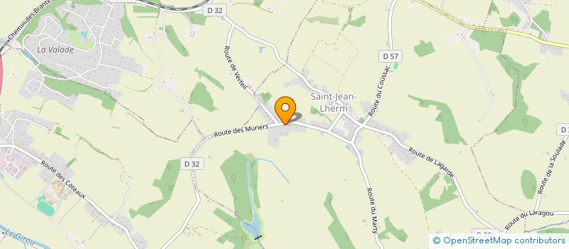 localisation de l'entreprise THIEPHANE8109 à SAINT-JEAN-LHERM