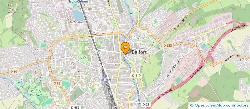 localisation de l'entreprise THIER.IMMO à BELFORT