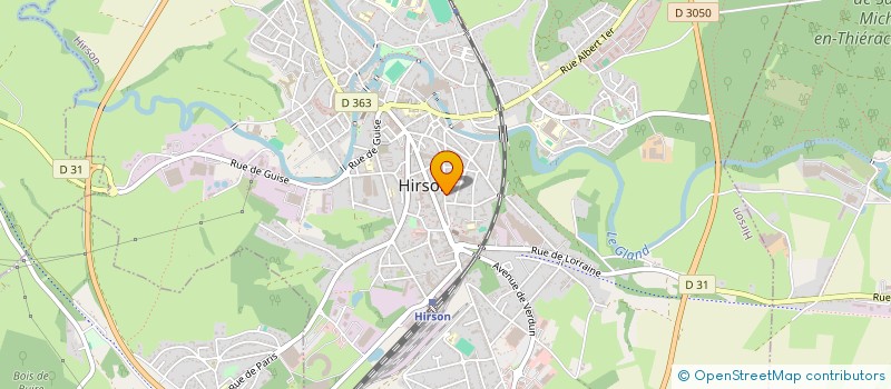 localisation de l'entreprise THIERACHE ROTISSERIE à HIRSON