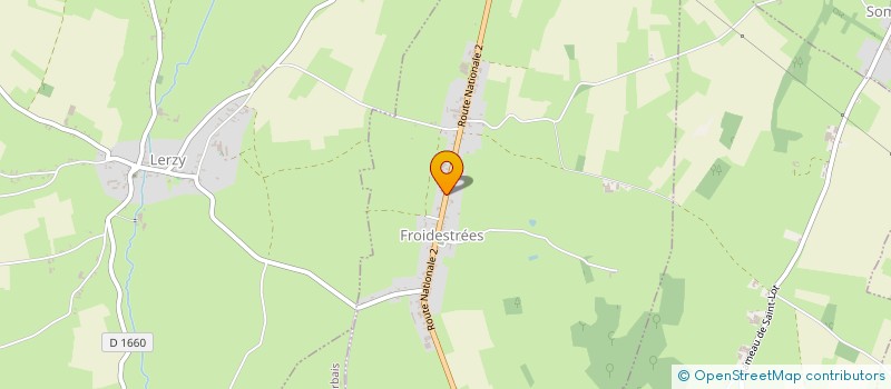 localisation de l'entreprise THIERACHE TRANSPORTS  FROIDESTREES