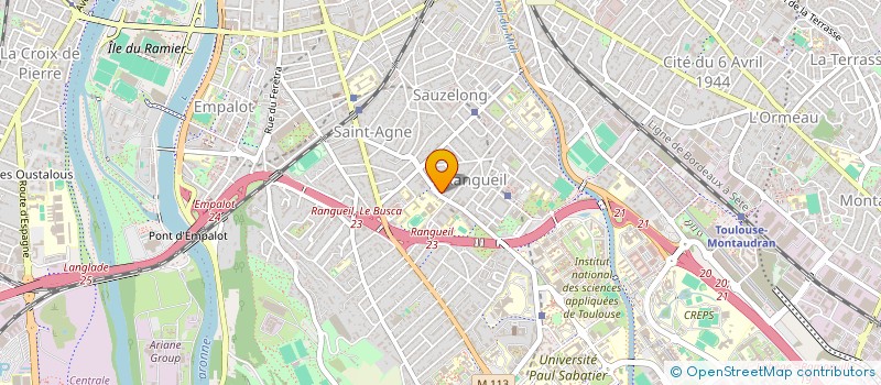 localisation de l'entreprise THIERIC à TOULOUSE