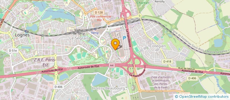 localisation de l'entreprise THIERPRINT  TORCY