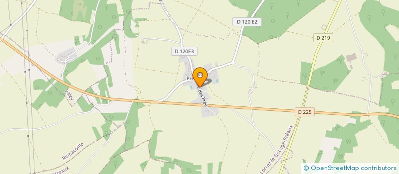 localisation de l'entreprise THIERRY  LORREZ LE BOCAGE PREAUX