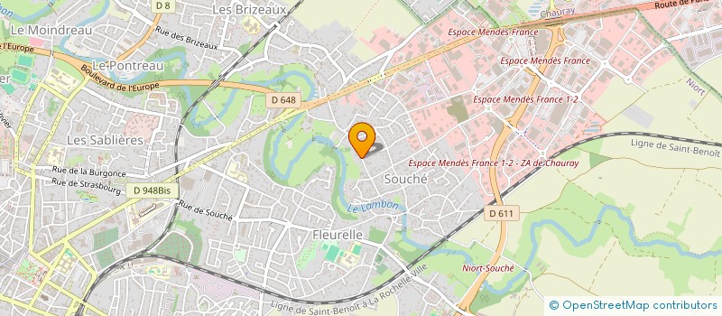 localisation de l'entreprise THIERRY à NIORT