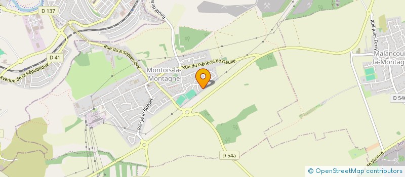 localisation de l'entreprise THIERRY  MONTOIS-LA-MONTAGNE