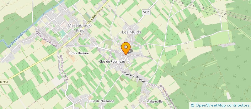 localisation de l'entreprise THIERRY à MAREAU-AUX-PRES