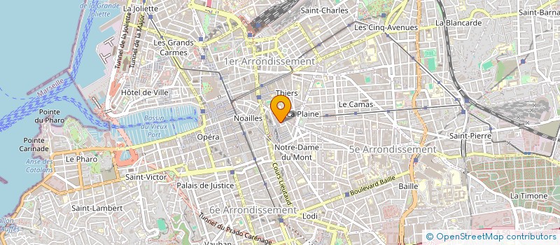 localisation de l'entreprise THIERRY à MARSEILLE