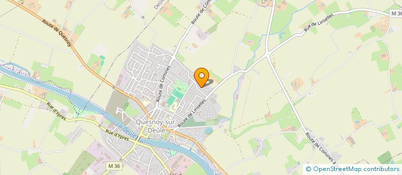 localisation de l'entreprise THIERRY  QUESNOY-SUR-DEULE