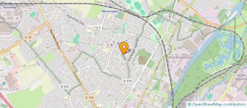 localisation de l'entreprise THIERRY A ET DELFOSSE R  BEUVRAGES