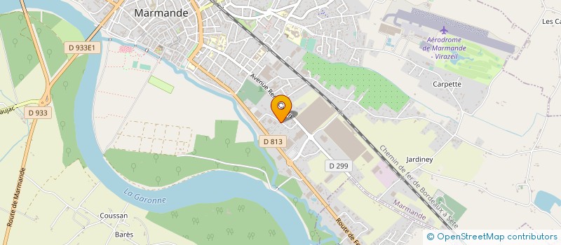 localisation de l'entreprise THIERRY ARBEAU  MARMANDE