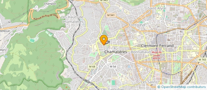 localisation de l'entreprise THIERRY BARROUX  CHAMALIERES