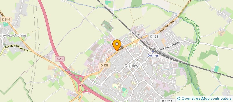 localisation de l'entreprise THIERRY BEGHIN  ORCHIES