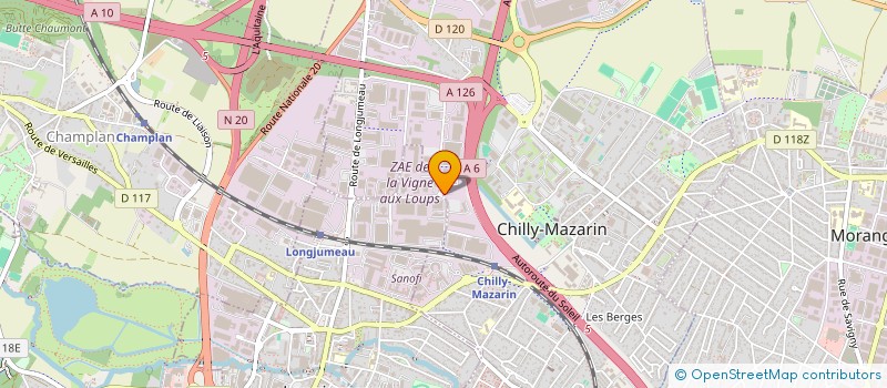 localisation de l'entreprise THIERRY BONIN à CHILLY-MAZARIN