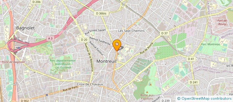 localisation de l'entreprise THIERRY BOURGINE VALERIE VANCON à MONTREUIL