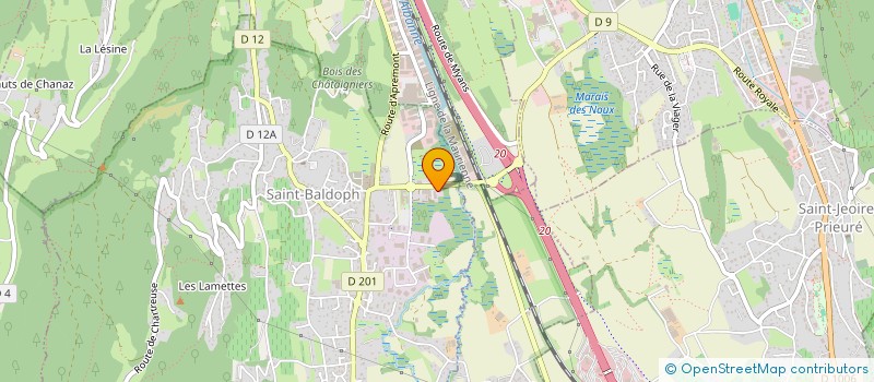 localisation de l'entreprise THIERRY BRYDNIAK SARL  SAINT-BALDOPH