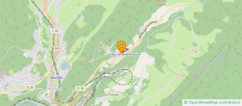 localisation de l'entreprise  THIERRY CLAUDE  MORBIER