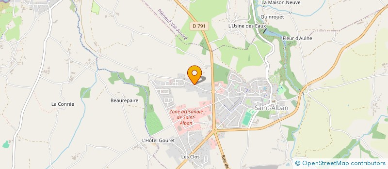 localisation de l'entreprise THIERRY COLAS à SAINT-ALBAN