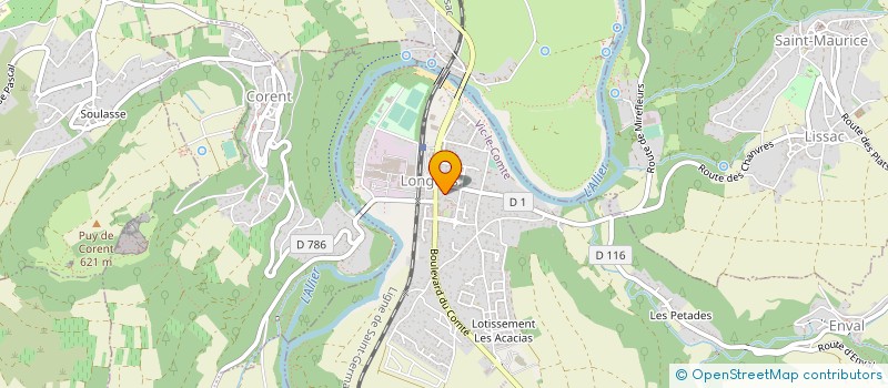 localisation de l'entreprise THIERRY CONSTANT  VIC-LE-COMTE