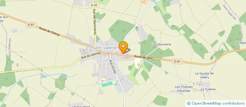 localisation de l'entreprise THIERRY COUPE à SAINT-VALERIEN