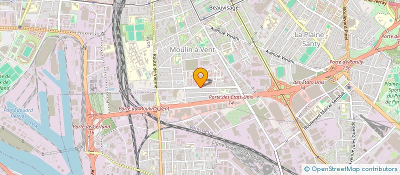 localisation de l'entreprise THIERRY DE BEAUJON CONSEIL  VENISSIEUX