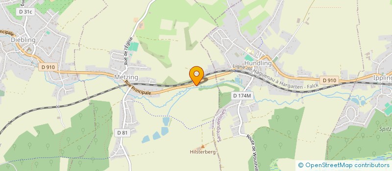 localisation de l'entreprise THIERRY DUPRE  METZING