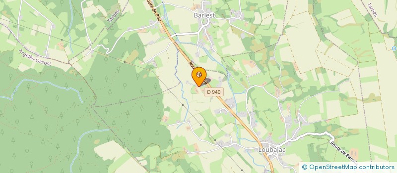 localisation de l'entreprise THIERRY FALAISE  LOUBAJAC