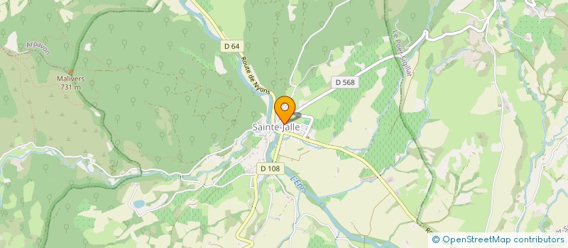 localisation de l'entreprise THIERRY FARAUT CONSEIL FORMATION  SAINTE-JALLE