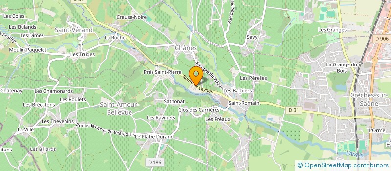 localisation de l'entreprise THIERRY FERRAND - L'ATELIER DU MENUISIER à CHANES