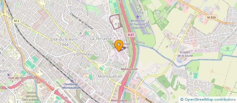 localisation de l'entreprise THIERRY FONTANA ET ASSOCIES SOCIETE D'EXPERTISE COMPTABLE à COLOMIERS