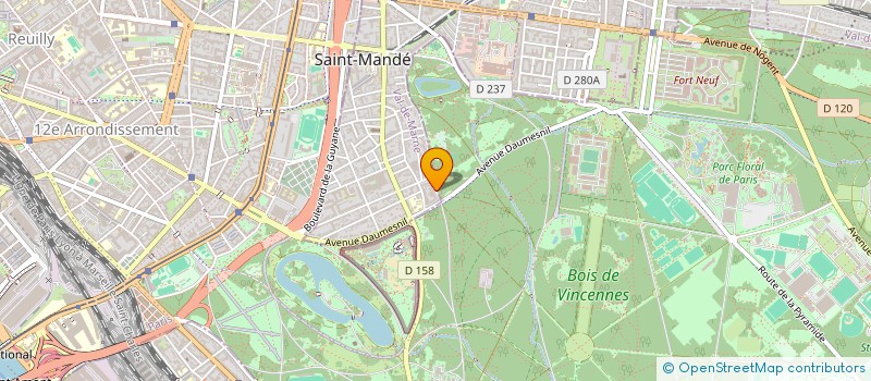 localisation de l'entreprise THIERRY G à SAINT-MANDE