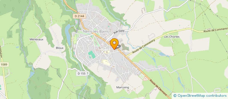 localisation de l'entreprise THIERRY GONNIN SOFRA  NERIS-LES-BAINS