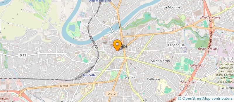 localisation de l'entreprise THIERRY HARDIER CONSULTANT à ALBI