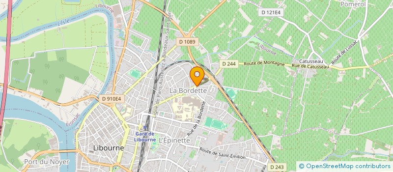 localisation de l'entreprise THIERRY HAUGUEL IMMOBILIER à LIBOURNE
