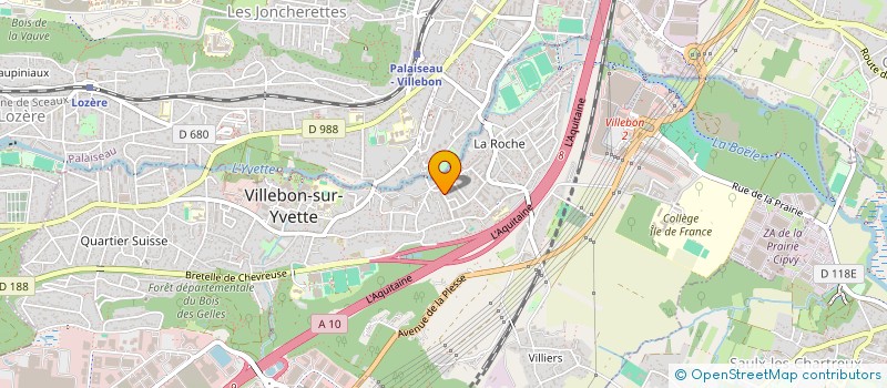 localisation de l'entreprise THIERRY INVEST  VILLEBON-SUR-YVETTE